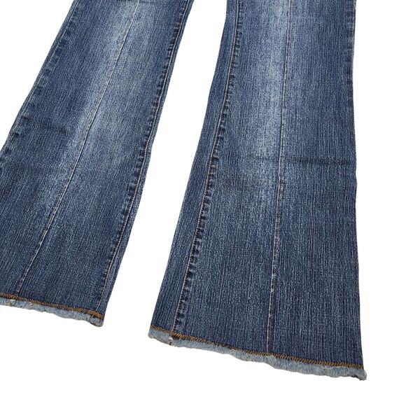 Vtg 90s Zana Di Jeans Y2k Low Rise Flare Bell Bottom Fridge Bratz Lizzy McGuire - Picture 5 of 10